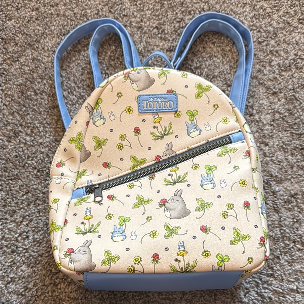 My Neighbor Totoro Backpack with Whimsical Print